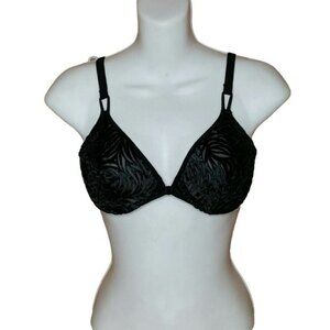 Marilyn Monroe by Warners Black Zebra Bra 34C
